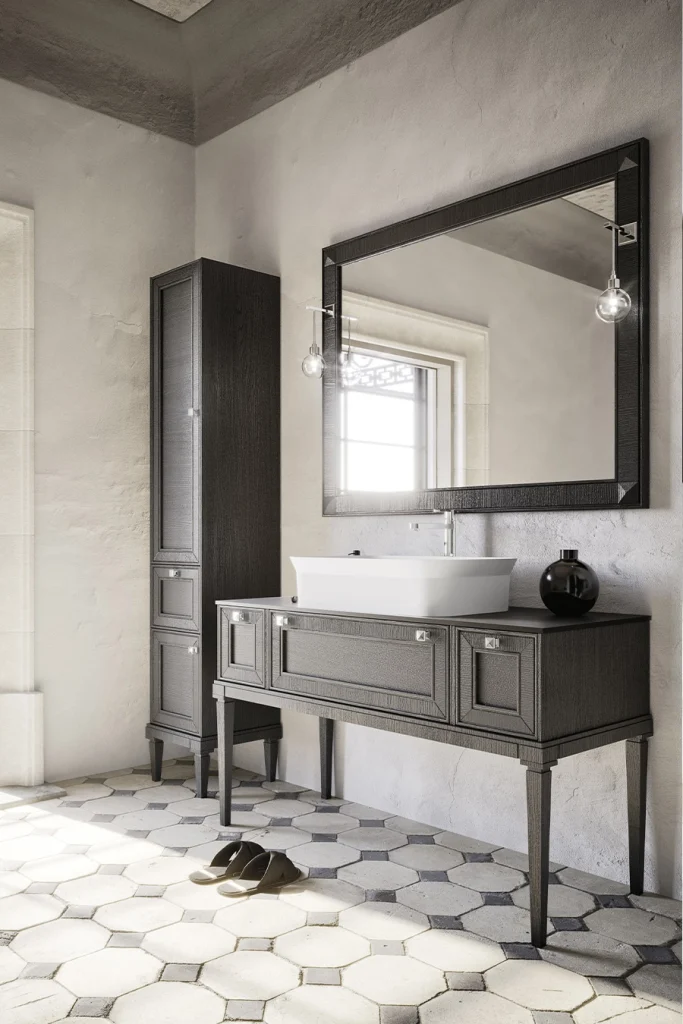 mobile bagno nero arbi classico planetcucine