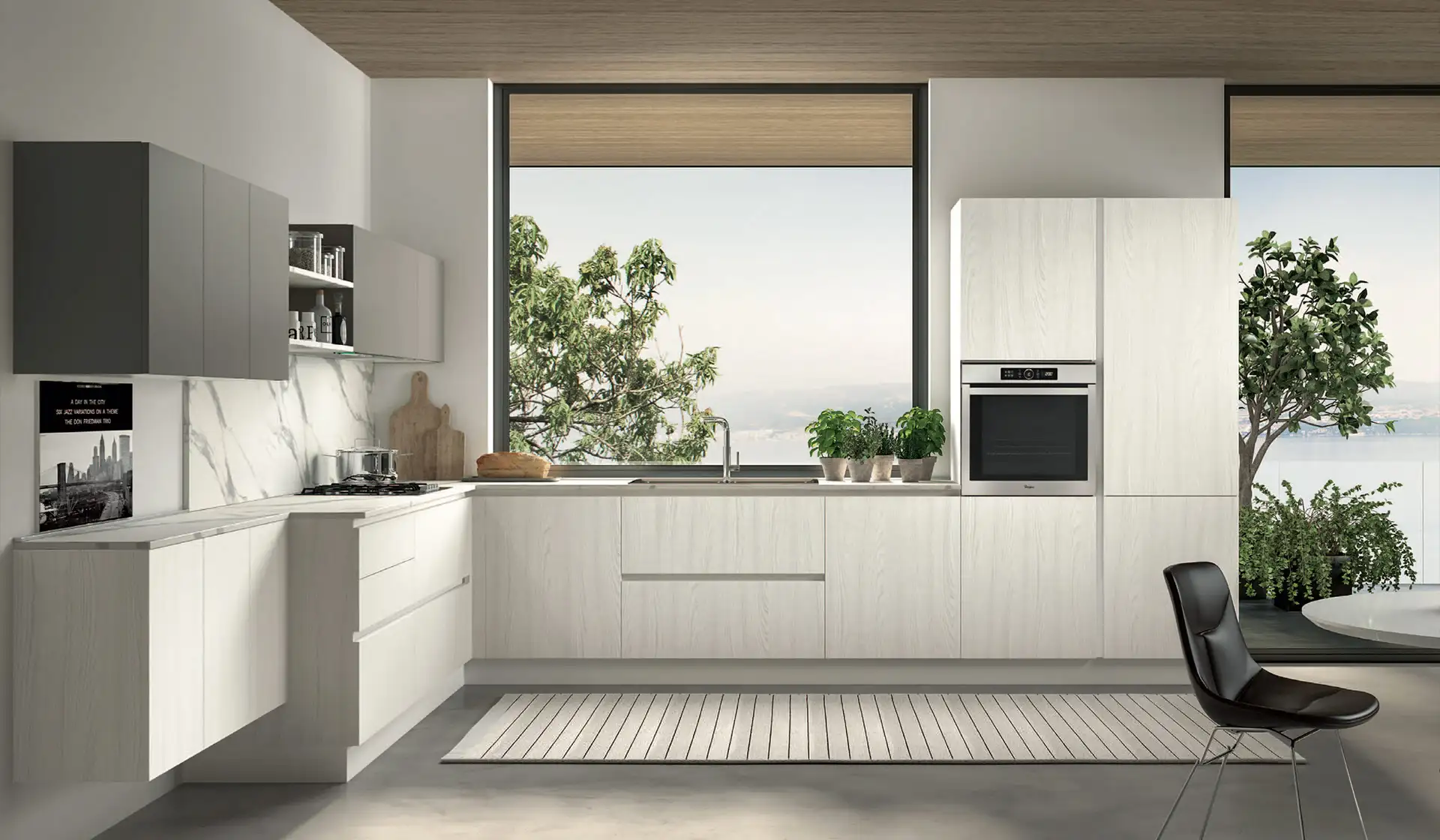 cucina bianca astro essebi
