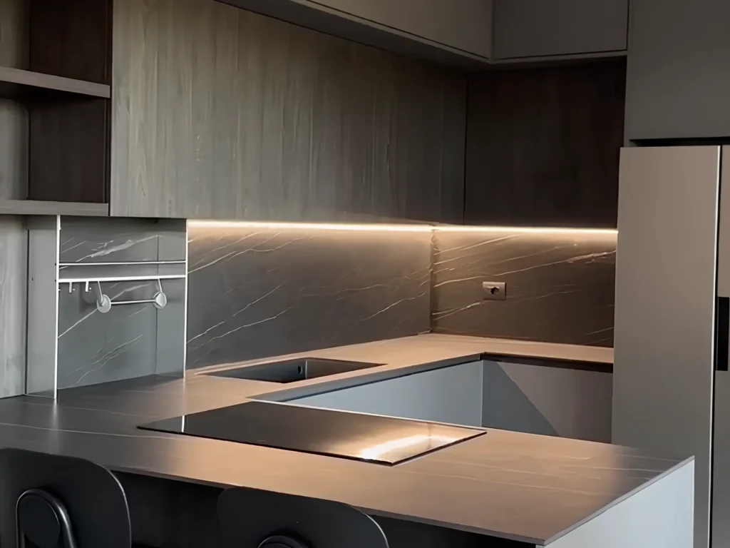 cucina angolare doppia
