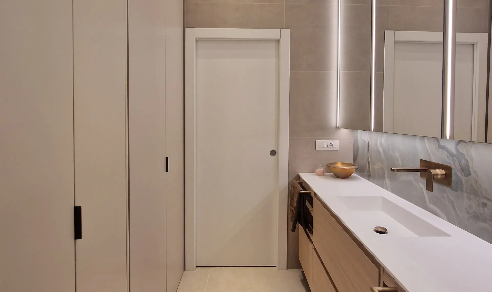 bagno arredato su misura milano