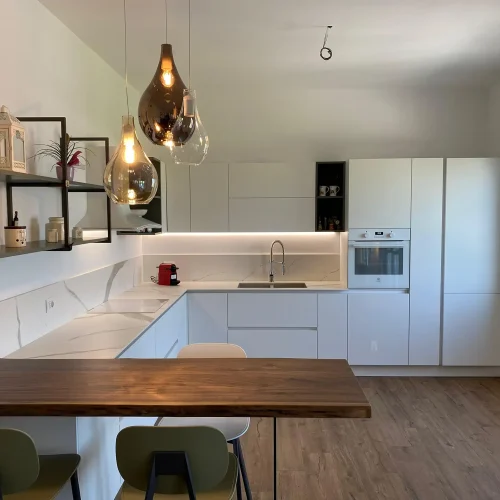 cucina moderna angolare Milano 1