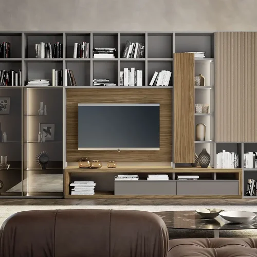 libreria collezione horizon mobilglam planet cucina milano